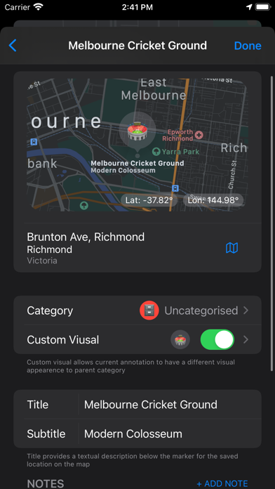 Journal Mapper Screenshot