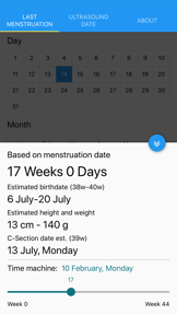 FAST Pregnancy Calculator screenshot