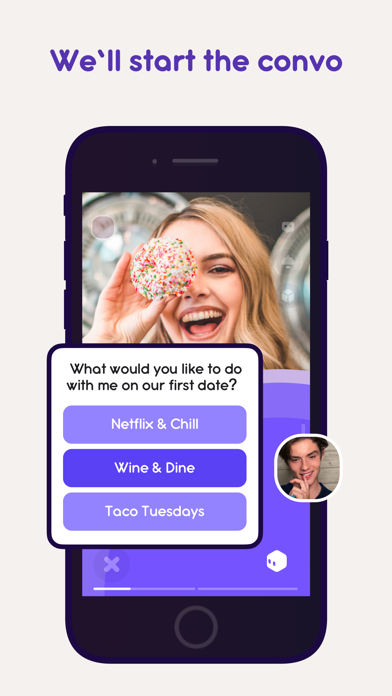 Purpo - Break Ice & Date iPhone screenshot 2 - Social Networking app