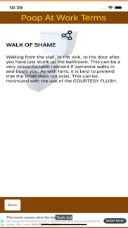 poop at work terms iPhone Captures Décran 2