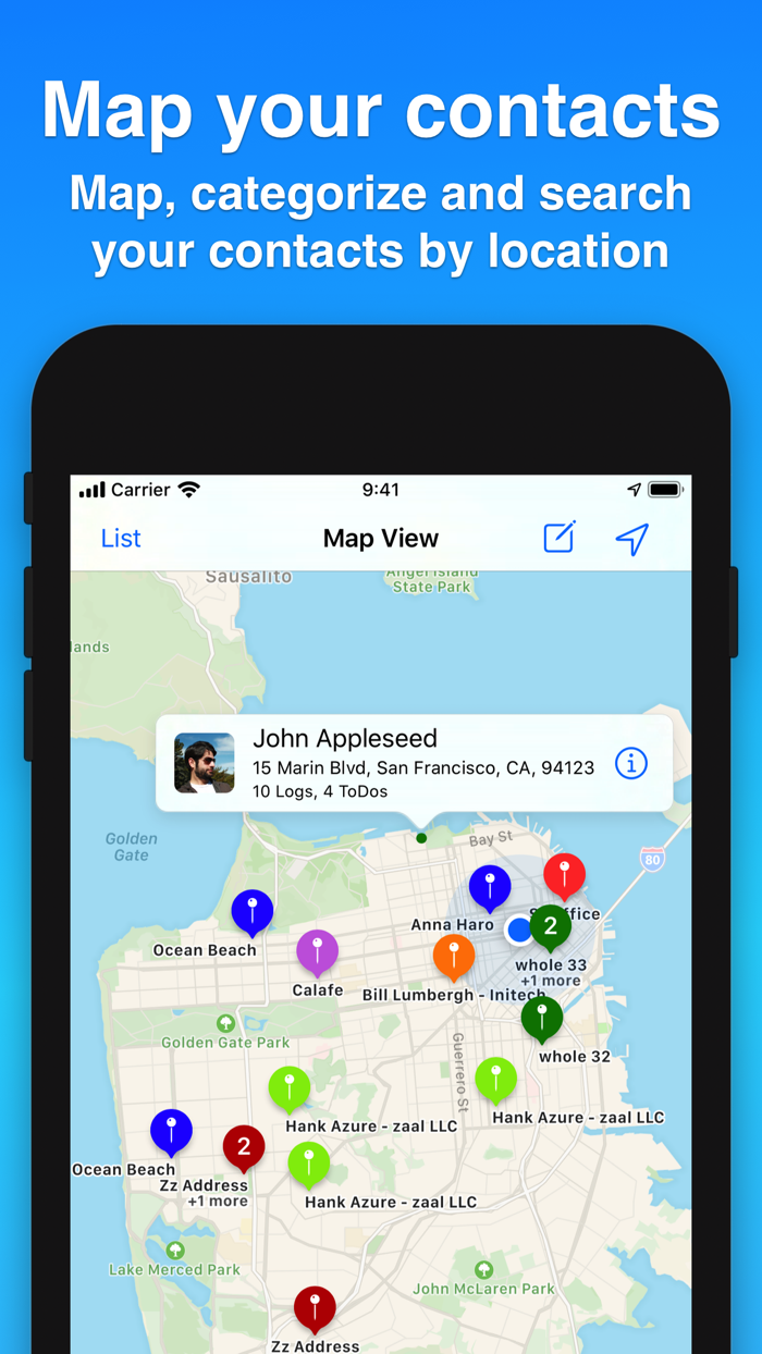 Contacts Journal CRM