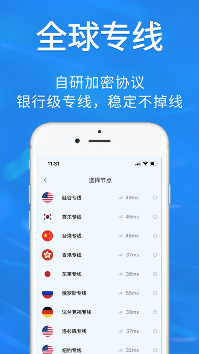 小蓝鸟加速器-vpn海外国际网络加速器 screenshot 2