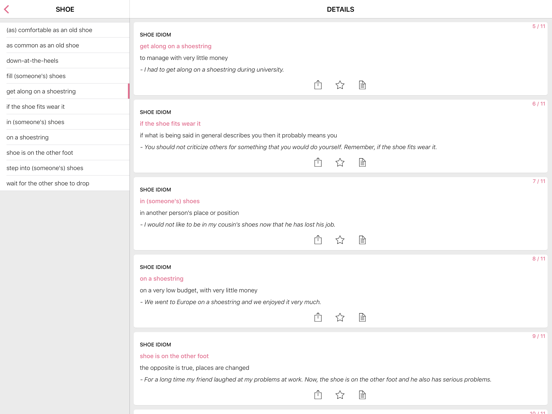 Screenshot #5 pour Clothing - Love idioms