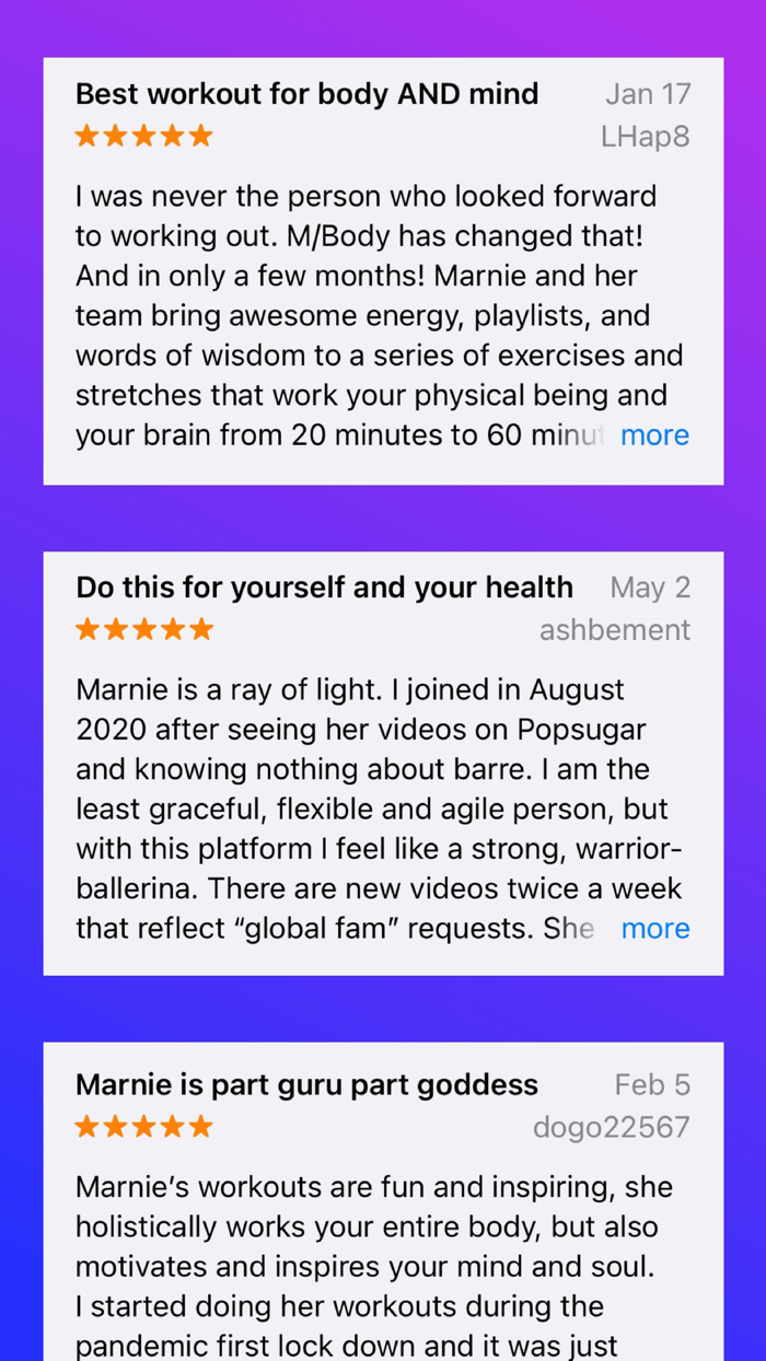 M-BODY By Marnie Alton