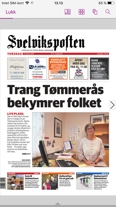 Screenshot #2 pour Svelviksposten eAvis