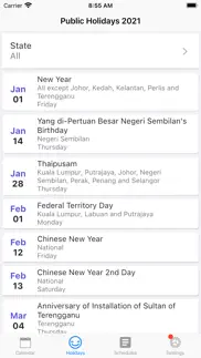 How to cancel & delete malaysia calendar 2024 holiday 3