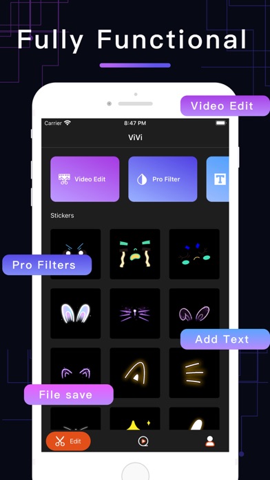 ViVi Video - Video Editor. Screenshot