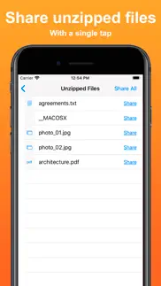 unzipper: zip and unzip files iphone screenshot 3