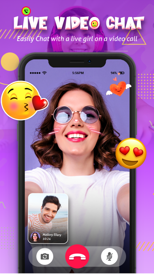 #4. Sweety - Live Video Call (iOS) Av: M SQUARE