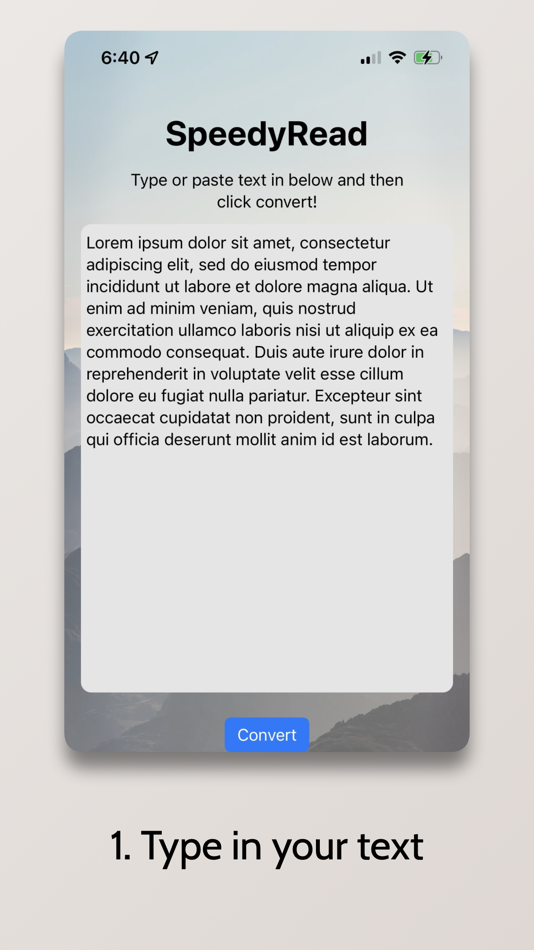#2. SpeedyRead - Bio Speed Reader (iOS) Podle: Alpenglow Studio LLC