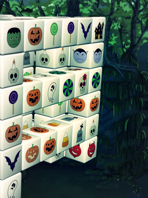 Fairy Mahjong Halloween Deluxe iPad screenshot 4 - Games app