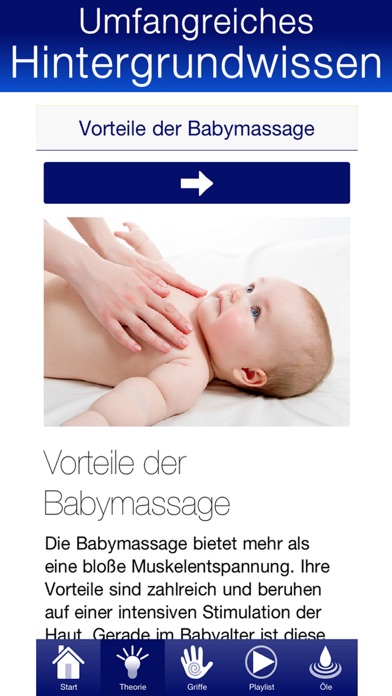 Babymassage mit Audioguide Screenshot
