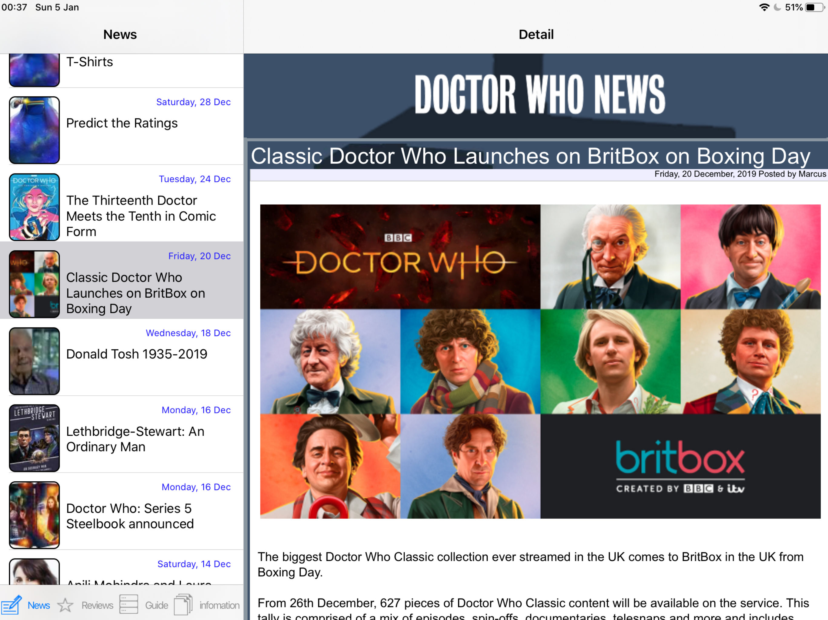 NITAS - Doctor Who News screenshot 9