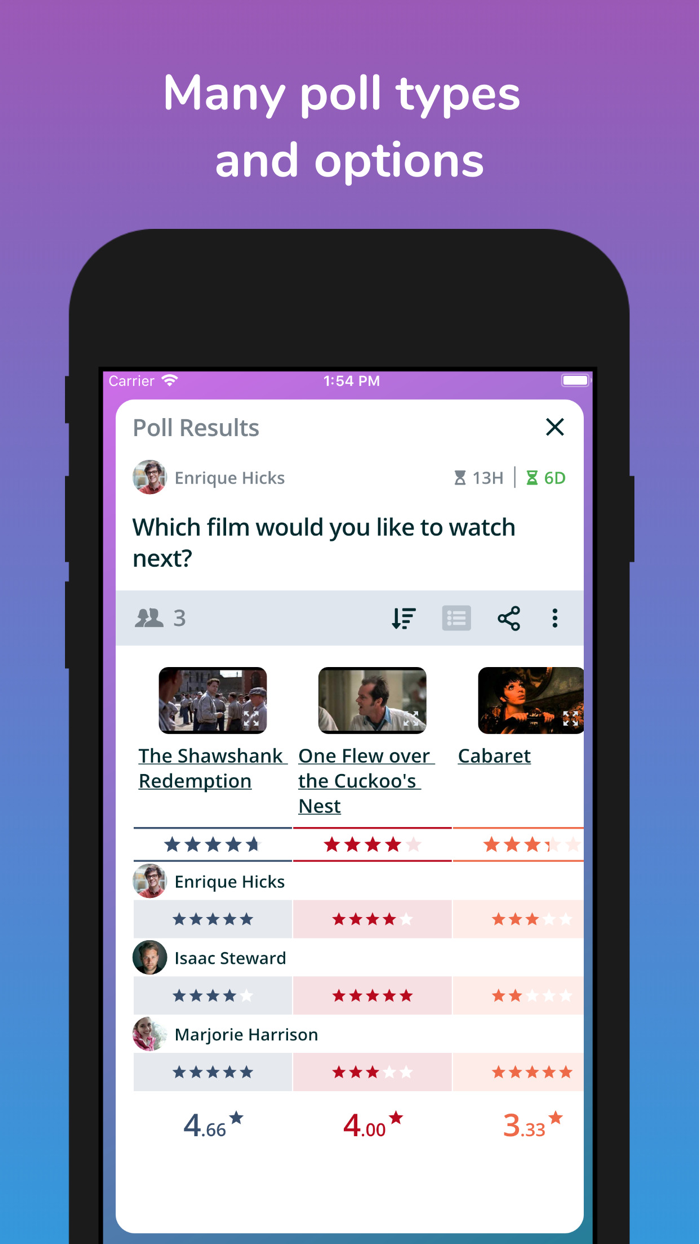 Poll For All - Create polls
