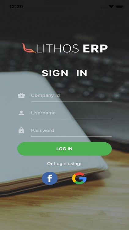 Lithos ERP Dashboard