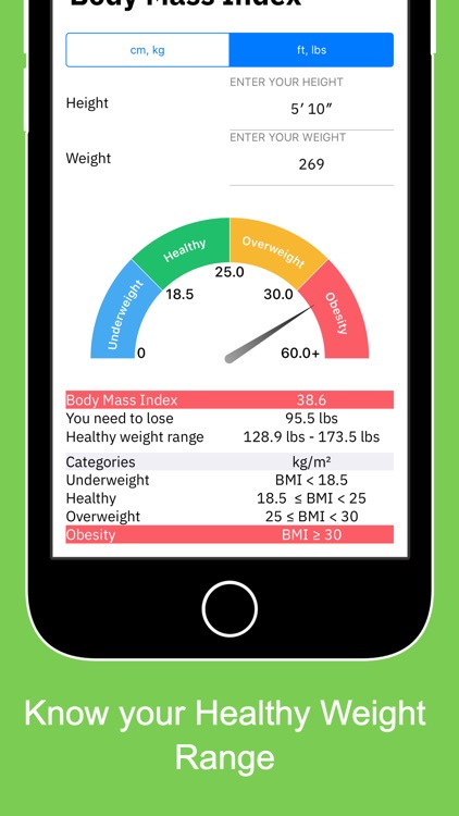 Body Mass Index (BMI) BMIApp+ screenshot-4