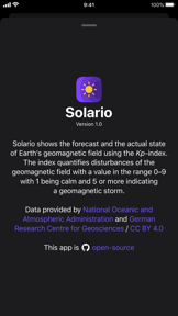 Solario - Geomagnetic Storms screenshot