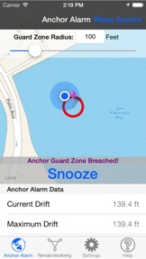 Anchor Alarm for Boaters screenshot