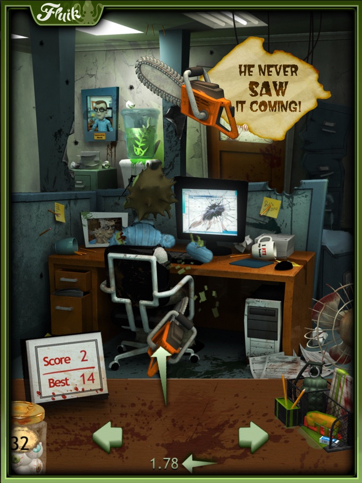 #1. Office Zombie for iPad (iOS) 由: Fluik