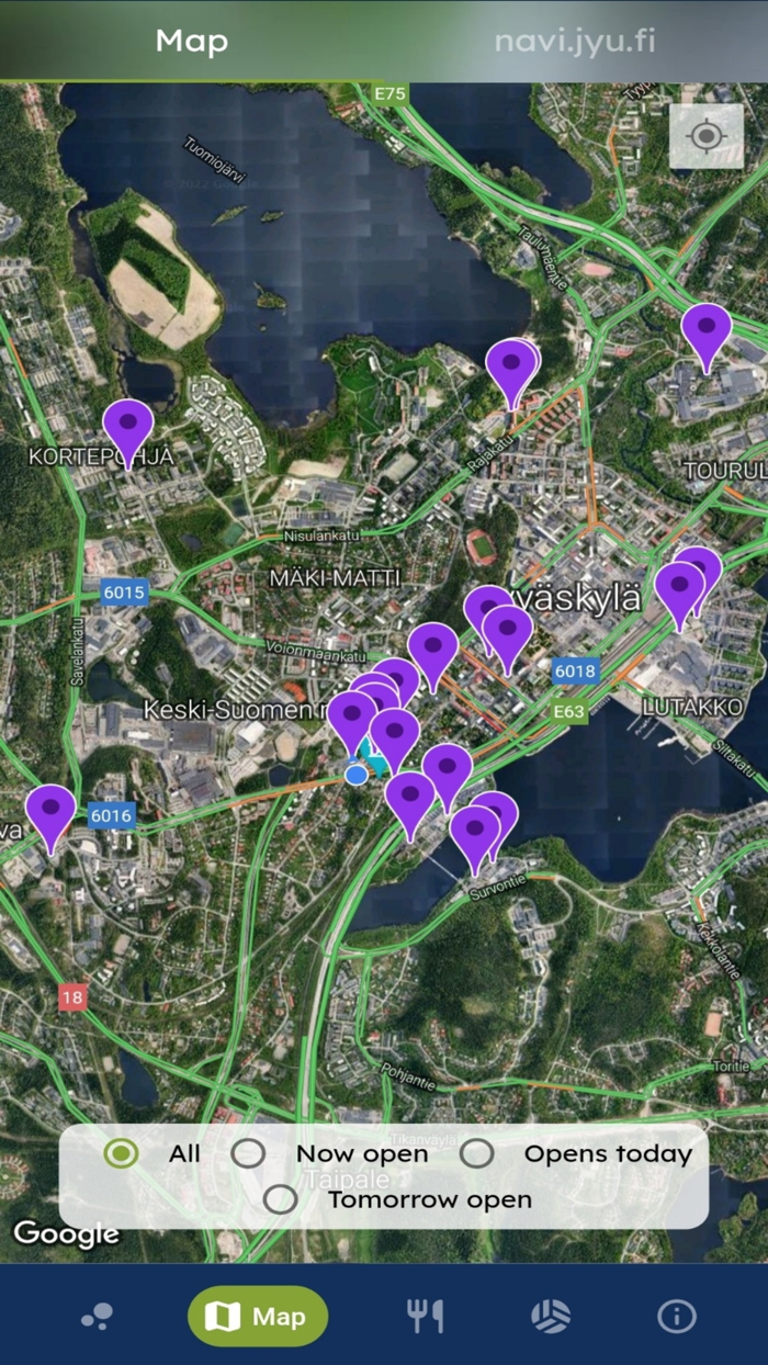 JYU food menus and community