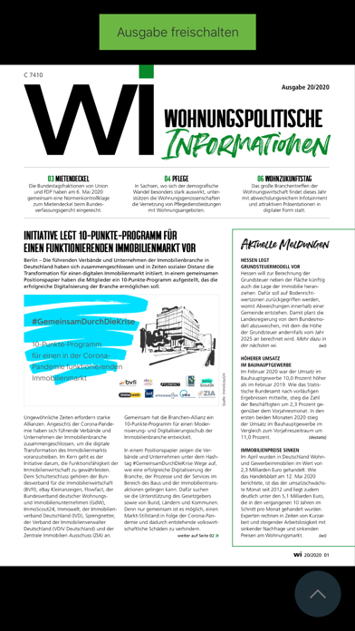 GdW-Kiosk Screenshot
