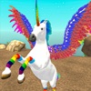 Icon Flying Unicorn Pegasus Horse
