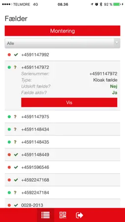 Ratélcom - Data processing screenshot 3
