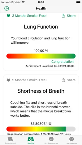 Game screenshot Oxygen - Smoke Free Tracker apk