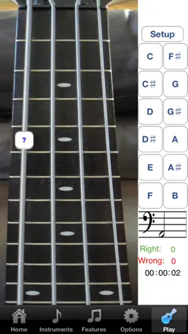 Game screenshot Bass Fretboard Addict Lite mod apk