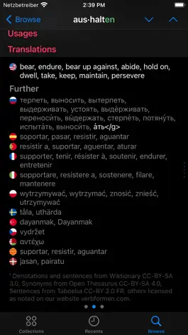 Game screenshot Глаголы Немецкий Словарь hack