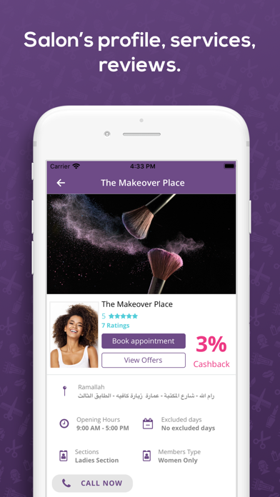 Salon - Beauty Booking Screenshot