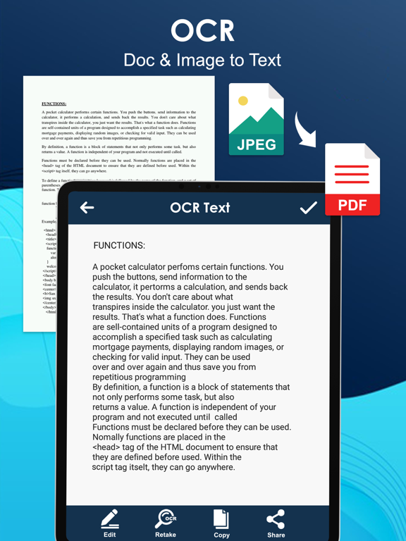 iDocument Scanner - Pdf Scan iPad screenshot 4 - Business app