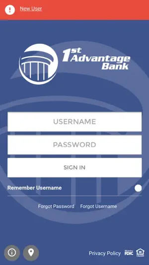 1st Advantage Bank Mobile screenshot 1