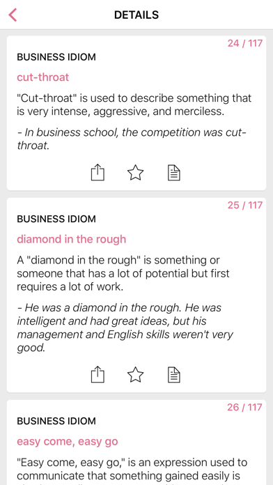 Food - Business idioms Screenshot