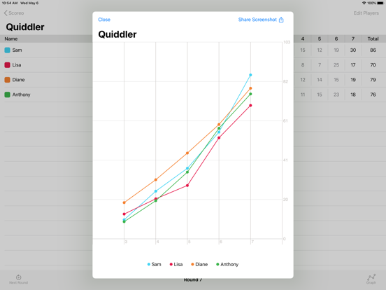 Screenshot #5 pour Scoreo - Score Keeper