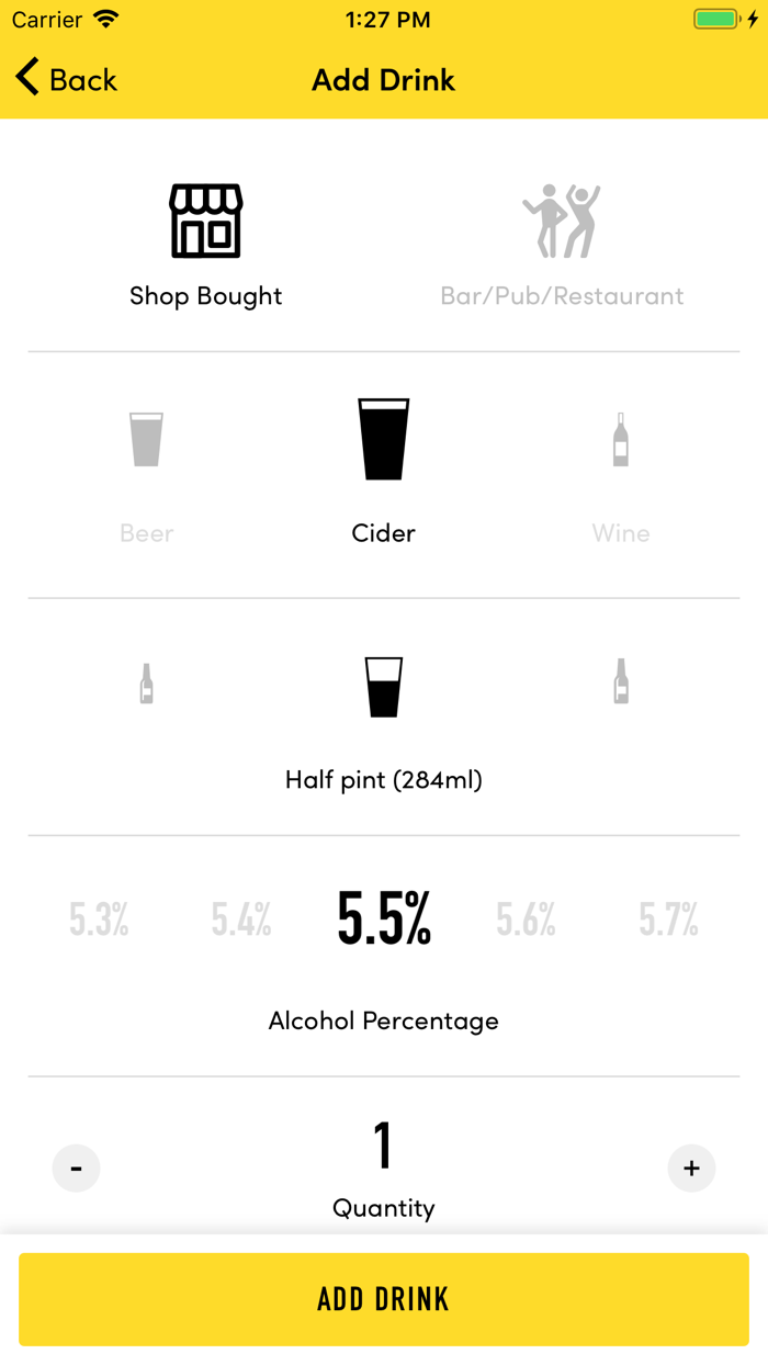TRY DRY The Dry January app