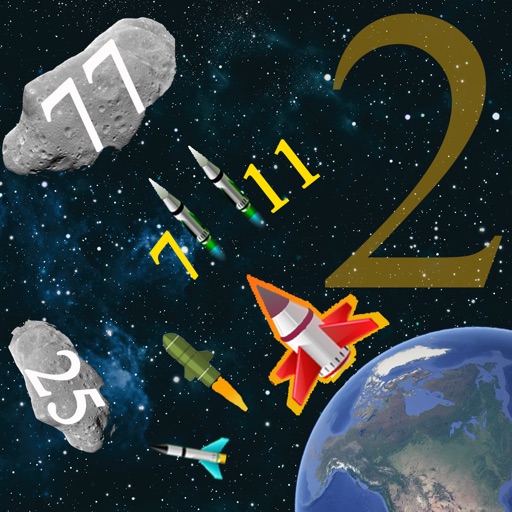 Asteroid Factorizer Math 2 icon