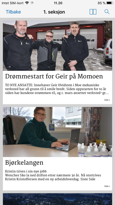 Indre Akershus Blad eAvis Screenshot