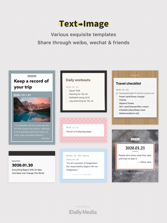 iNote - ideas Note and Notebook