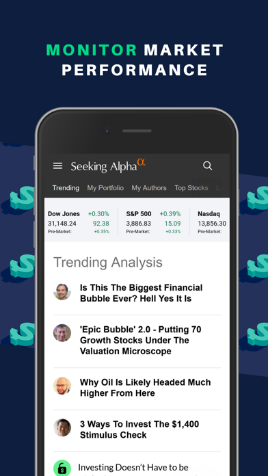 Seeking Alpha: News & Analysis Screenshot