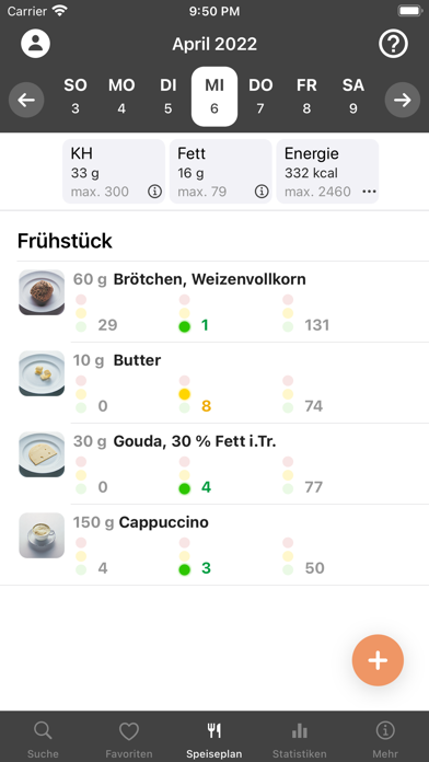 ODESS Diabetes mellitus Screenshot