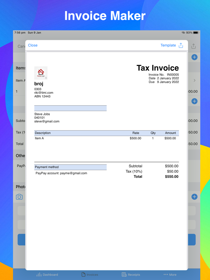 Invoices Maker