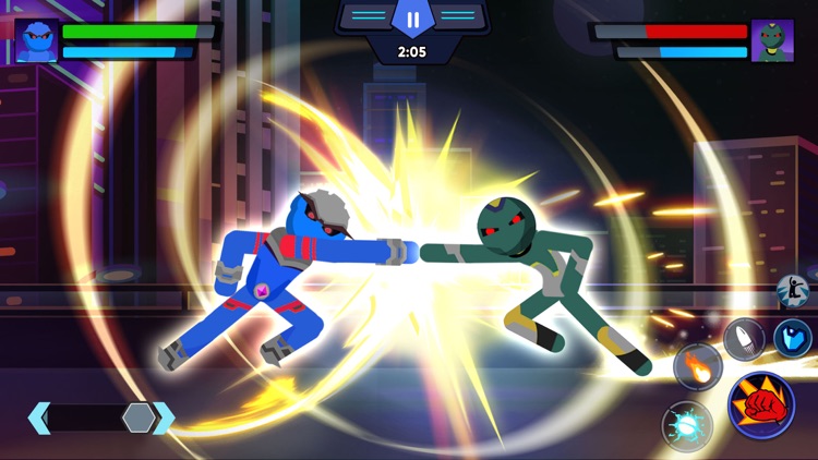Stick Warriors Superhero Fight screenshot-3