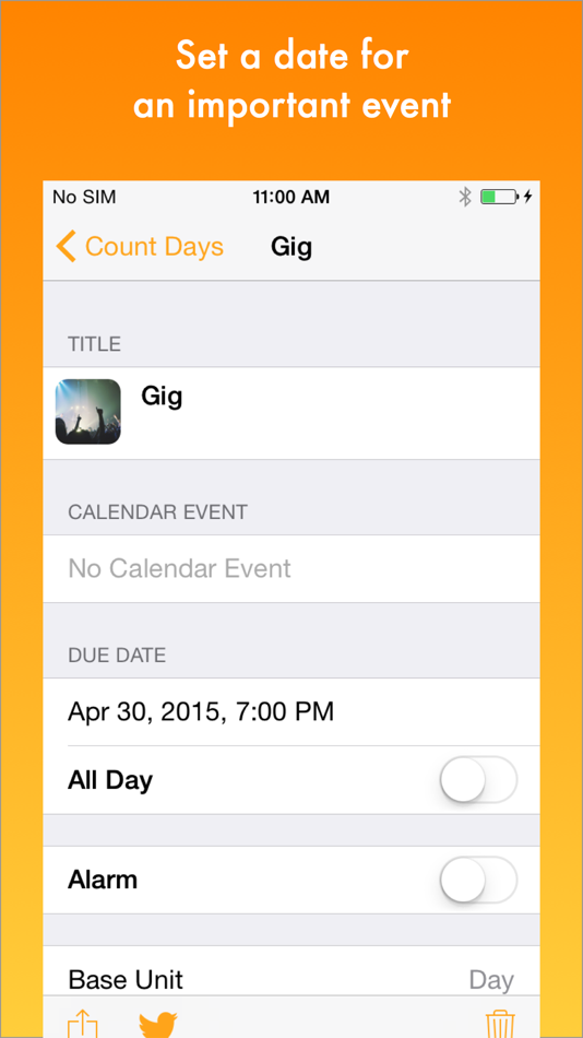 #3. CountDays by Space Elephant (iOS) 由: Space Elephant