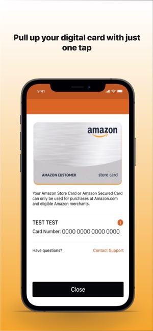 Amazon Store Card on the App Store