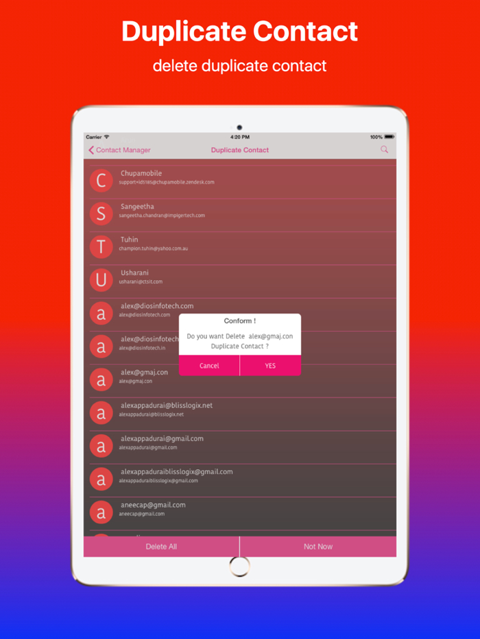 Contact Manager Remover Pro