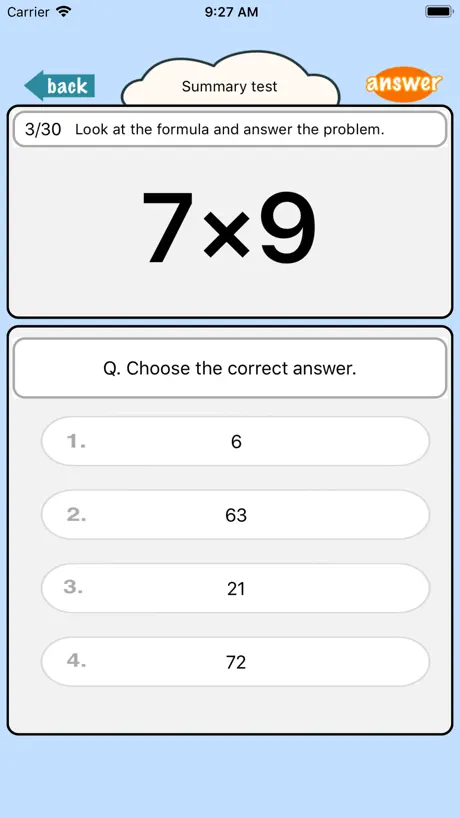 Math -The multiplication table