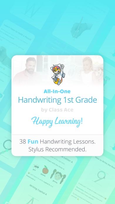 Learn Handwriting 1st Gradeのおすすめ画像1