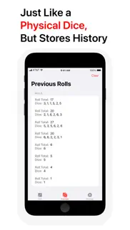 dice roller - dice app iphone screenshot 2