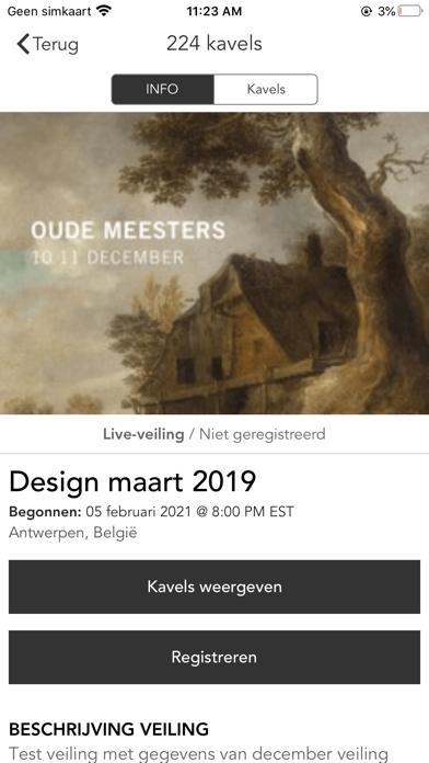 Auctioneers Bernaerts Live Screenshot